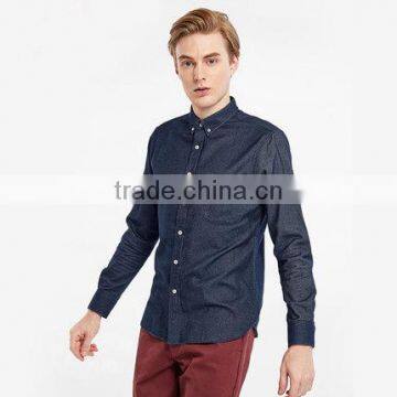 Comfortable Blank Slime Fit Shirt Oxford Shirts Long Sleeve Dress Shirts Casual Men Shirts photo-4