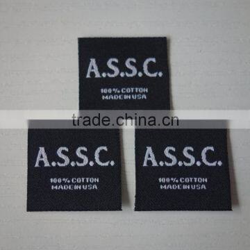 2016 High quality custom garment woven labels clothing labels