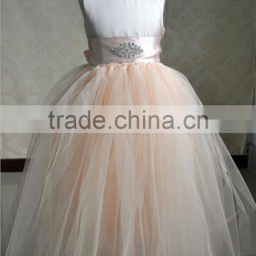 Girls Dress 2017 New Summer Flower Kids Party Dresses For Wedding Children's Princess Girl Evening Prom Toddler Beading Clothes photo-4