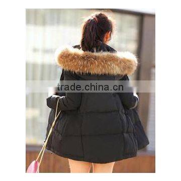 GZY Wholesale Pink Coat Fur Hood at Low Price photo-4