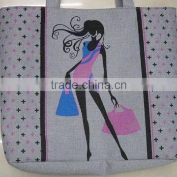 Fashion Lady Cotton Cheap Canvas Popular Bag photo-2