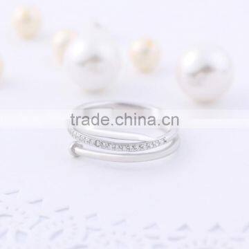 Ally Express Cheap Wholesale High-end S925 Silver Jewelry AAA+ Zirconia Adjustable Finger Nail Ring photo-2