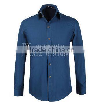 Slim Fit Bright Yellow Men Shirt for Promotion photo-5