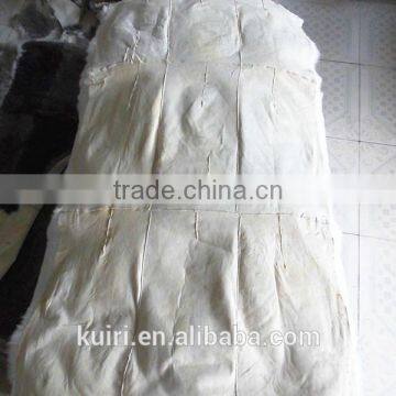 2016 Real Natural White Bed Rabbit Fur Rug Decorative Floor Fur Throw Carpet Blanket Home Decor Bedding New photo-5