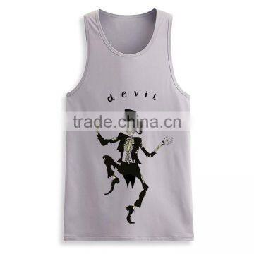 Bulk Printing Cheap Design Your Own Mens Bodybuilding Funny Sport Gym Tank Top photo-6
