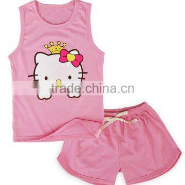 Customize Design Kids Summer Clothes Short Sleeve Children T-shirt With Cartoon Printing photo-3