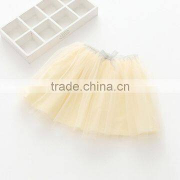 S60644B 2017 New Girls Skirt Autumn Candy Color Gauze Children's Princess Tulle Skirts photo-3