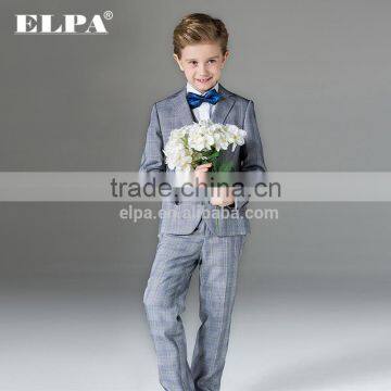 ELPA 2016 Boys Suit Clothing Baby Blue Plaid Boy Casual Suits for Wedding/Show photo-3