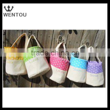 Wholesale Monogrammed Canvas Easter Bucket photo-6