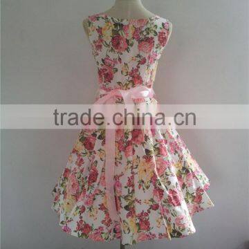 Walson Vintage Style Print Floral Dress Design for Wedding Party Swing Dress Rockabilly Plus Size Dresses Dresses for Women photo-5