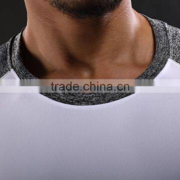 Custom Yoga Sports Wear Training Round Neck PlainT-Shirt For Men Fitness T Shirt