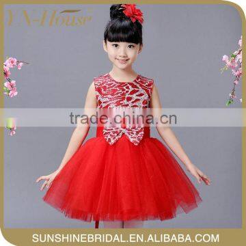 Organza Princess Flower Girl Dresses for Farewell Party