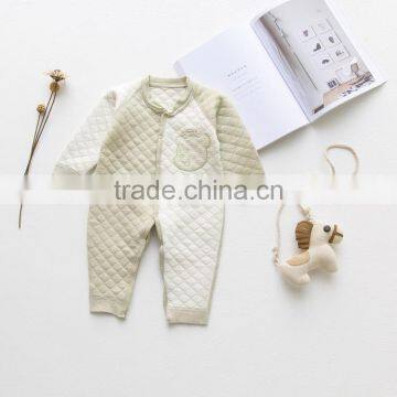 Spring Style Good Quality Soft Cotton Organic Baby Onesie photo-3