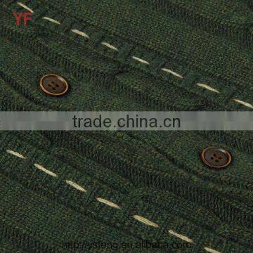 Hot Sale Buttons Fasten Long Sleeve Man Cardigan photo-5