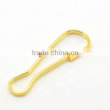 Gold Plated ID Badge Holder Clips 23x7mm