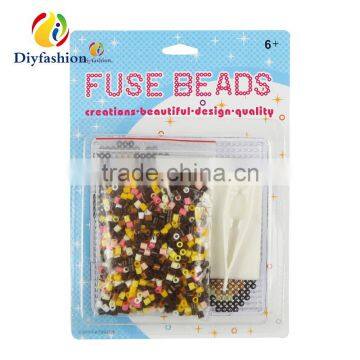 Diyfashion 5mm Hama Perler Fuse Beads the Ice Cream Cone Set With Puzzle Iron Paper and Twezzer Hama Beads Toys for Kids 18025 photo-2