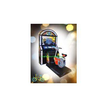 KN&U 3D body traning bicycle coin operated game machine