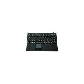 Plastic industrial keyboard with function keys and integrated touchpad DX-87F-TP