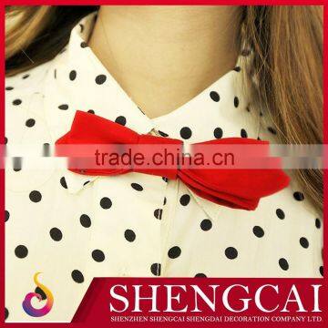 high quality hot sale smooth ladies neck bow tie