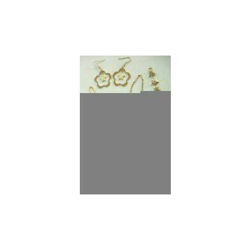 Sell Sanded Jewelry Set (Flower With Five Pointed Stars)