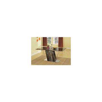 Natural Silver Dragon Marble Modern Dining Room Tables Traditional Rectangular