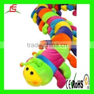 Multicolor stuffed soft caterpillar plush toys for kids hug