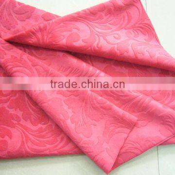 100%polyester embossed fabric