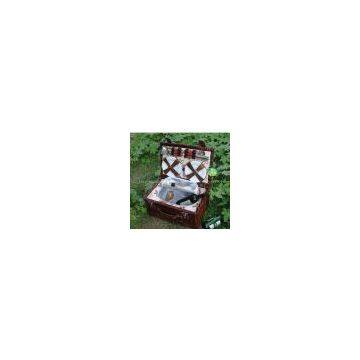 4 person fitted picnic basket