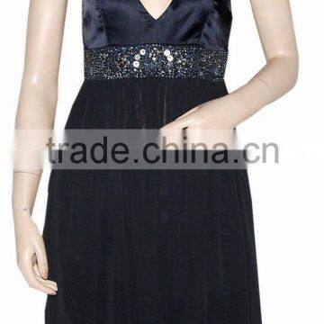 Black Sexy Designer Valentine Gift Cocktail Evening Prom Party Wear Women Dress