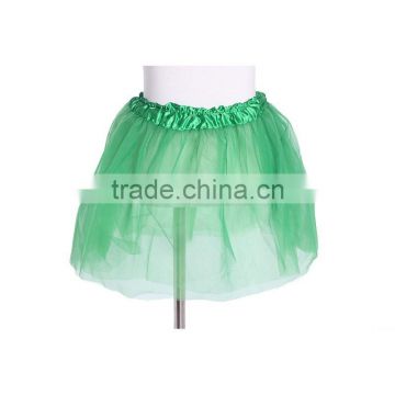 Hot sale girls fairy green party tutu skirt costume for kids