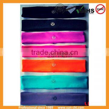 slim sweat-absorbent cotton sports basketball headband