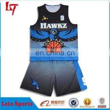 New Arrival custom player sleeveless basketball uniform&sets basketball training tops &shorts