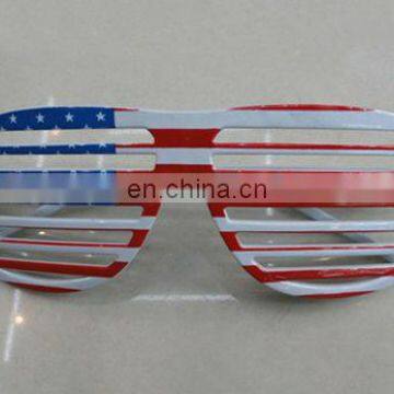 SGN-0655 USA flag shutter shades glasses