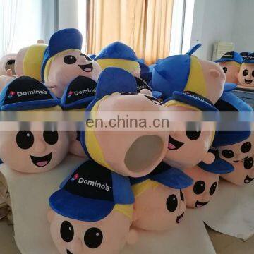 2017 custom make mascot costume domino's pizza mascot heads