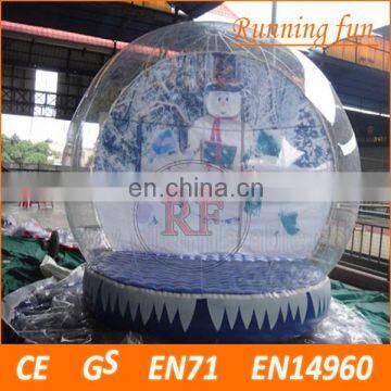 4M dia High Quality Inflatable Snow Globe, Giant snoe globe for sale