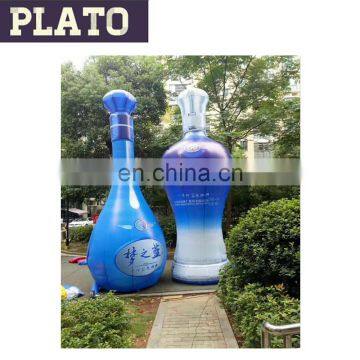 Advertising inflatable mineral water bottle for outdoor promotion