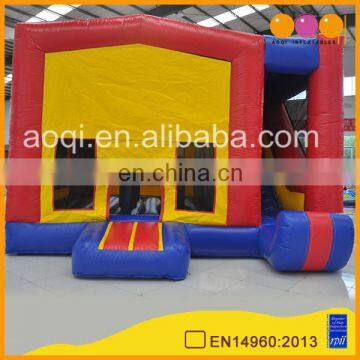 China inflatable red inflatable bounce house square inflatable bounce bed for kids