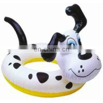 inflatable kids pvc dog swim ring