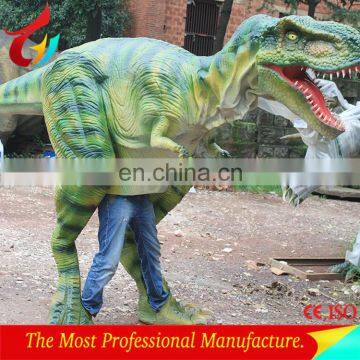 Vivid costume dinosaur for amusement park