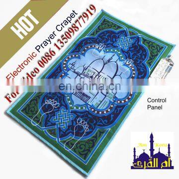 Wide Namaz Sajadah Red Muslim Prayer Rug - Plush Extra Large