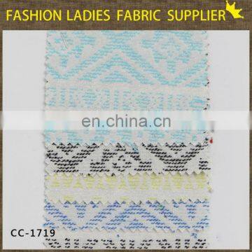 CC-K6040 2014 New Style Fashion Polyester Jacquard fabric for ladies