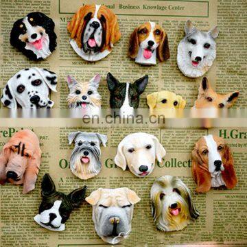 Cute 3D effects pets rubber fridge magnet decorate home