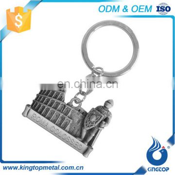 Elegant Top Quality Oem Service Travel Souvenir Roman Colosseum Souvenir Custom Keychain