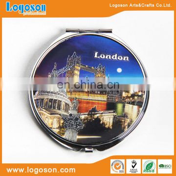 New design fashion pocket metal make-up mirror