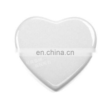 Heart Shaped Sublimation Blank Ceramic Tiles White Ceramic Photo Frame