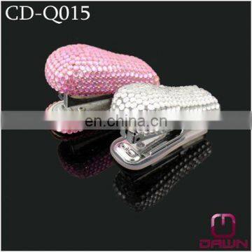 Fashion Decorative Pink Rhinestone Stapler CD-Q015