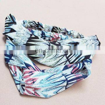 Elastic Printed ribbon Hair Band Hair Accessories Fashion Elastic Ribbon Headband For Women