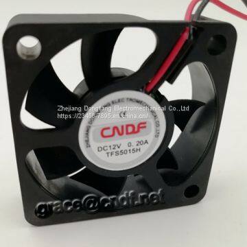 CNDF High Quality Fan 12v 5015 dc 50x50x15mm photo-3