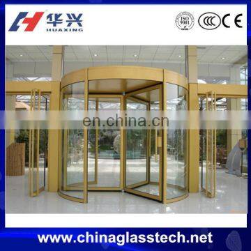 Aluminum alloy double glass commerical entrance hotel door