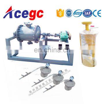 Mercury and gold amalgamating machine getting pure gold form gold concentrate